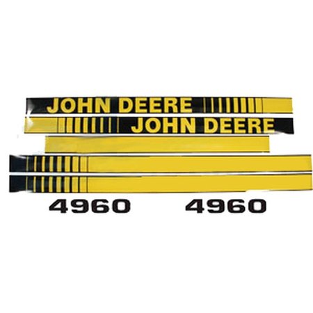 Hood Decal 4960 Fits John Deere 4960 JD4960 -  AFTERMARKET, MAE30-0088_1